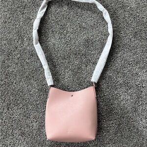 Chic Pink Crossbody Bag with Adjustable Strap